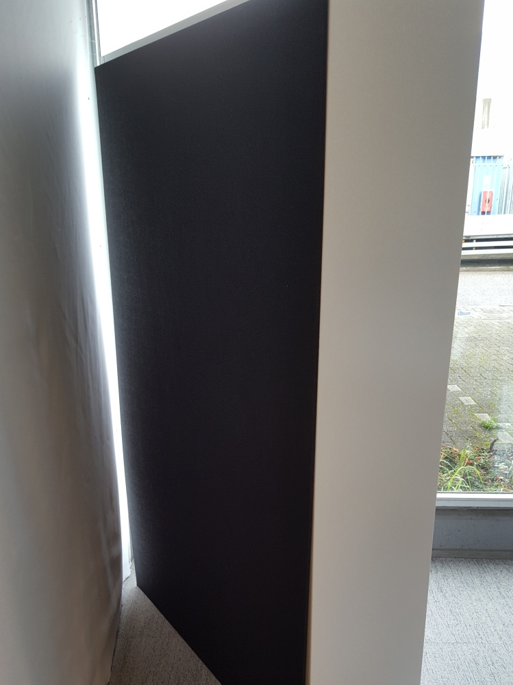 Akoestische achterwand STIL 120x195 cm Zwart