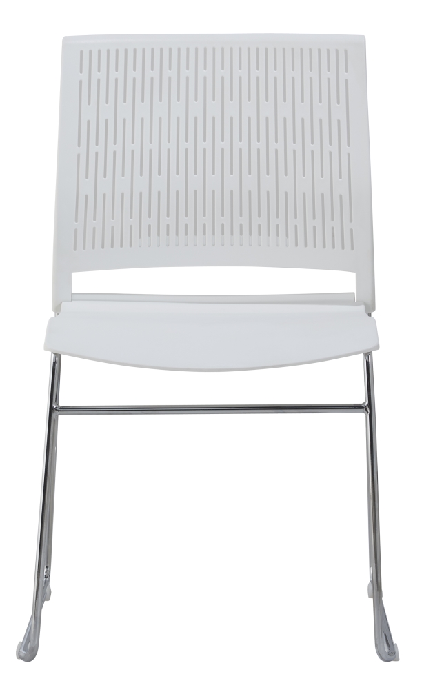 Join stapelstoel koppelbare stoel 40 hoog stapelbaar (Wit)