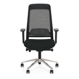 Ergonomische instelbare bureaustoel Ledderra
