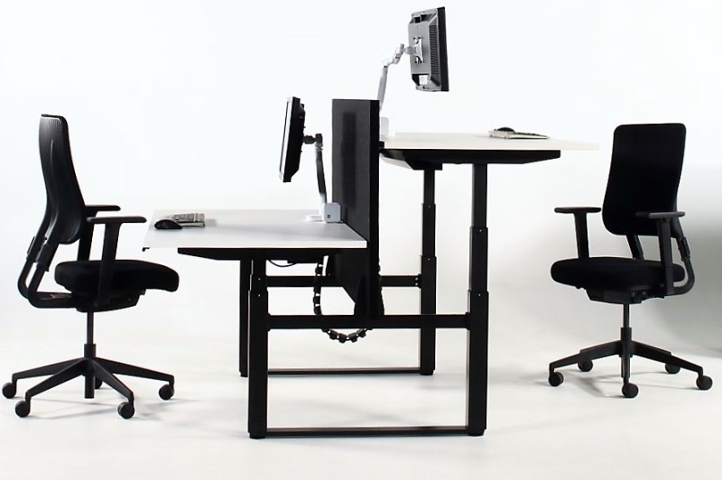 Kantoorinrichting Zwart - Wit
